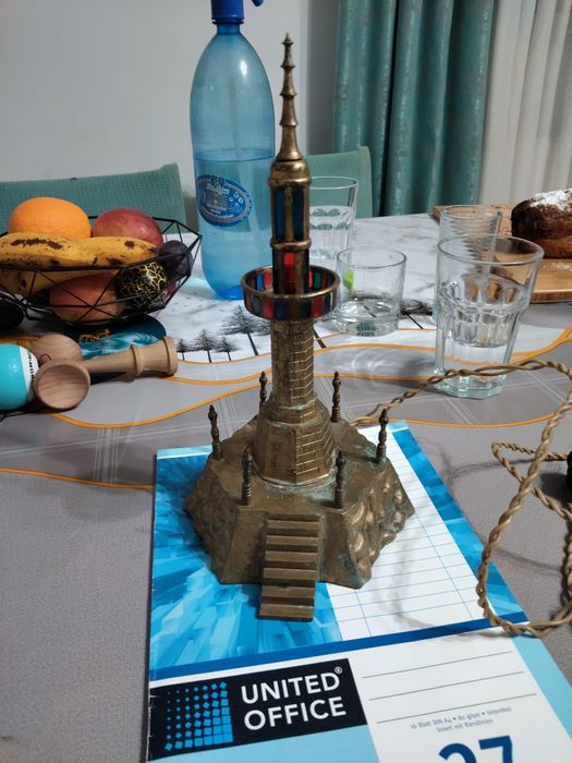 Far maritim/veioza vintage din alama/bronz