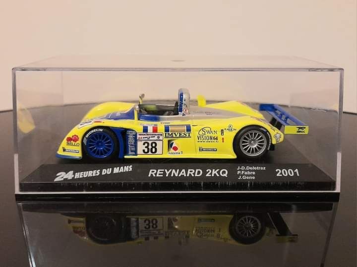 Reynard 2KQ #38 Deletraz/Fabre/Gene-24h du Mans 2001 1:43 Ixo/Altaya
