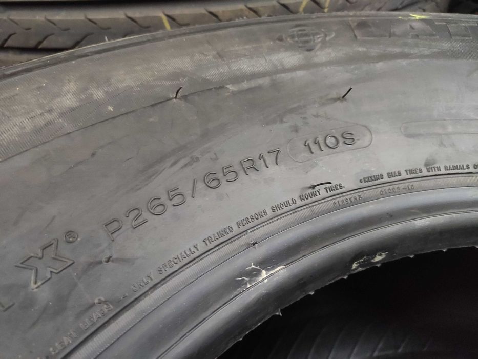 4бр Като нови летни гуми 265 65 17 - Michelin