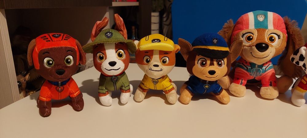 Set 9 jucării pluș Patrula Cățelușilor