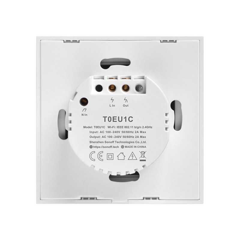 Smart сензорен ключ Sonoff WS T1 EU 1C WiFi