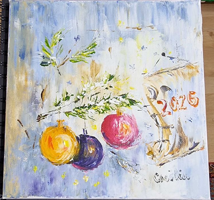 Tablouri festive sau florale Decoratiuni  Secret santa