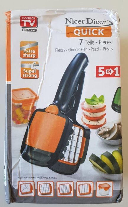 Feliator, Nicer Dicer Quick. profesional , rapid, practic, 5 in 1, Nou