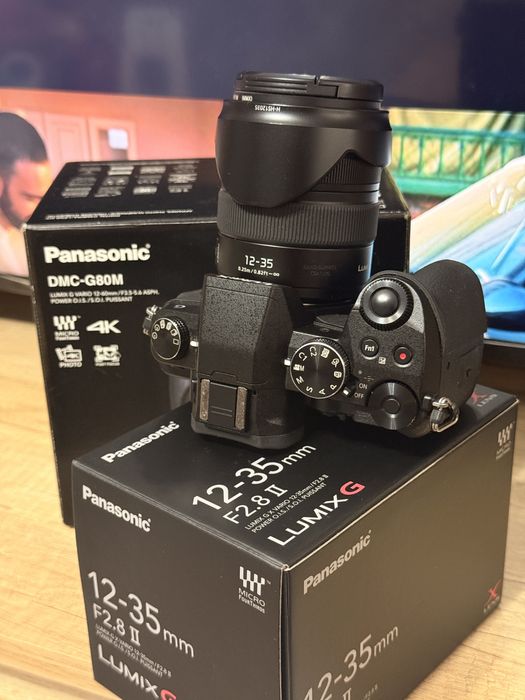 Panasonic Lumix DMC-G80 + Obiectiv 12-35 F2.8 Lumix G O.I.S II MFT