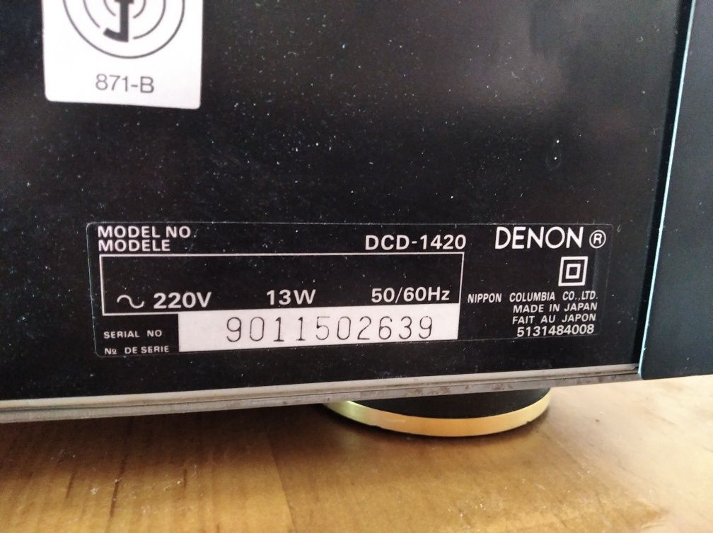 Cd Denon Dcd 1420