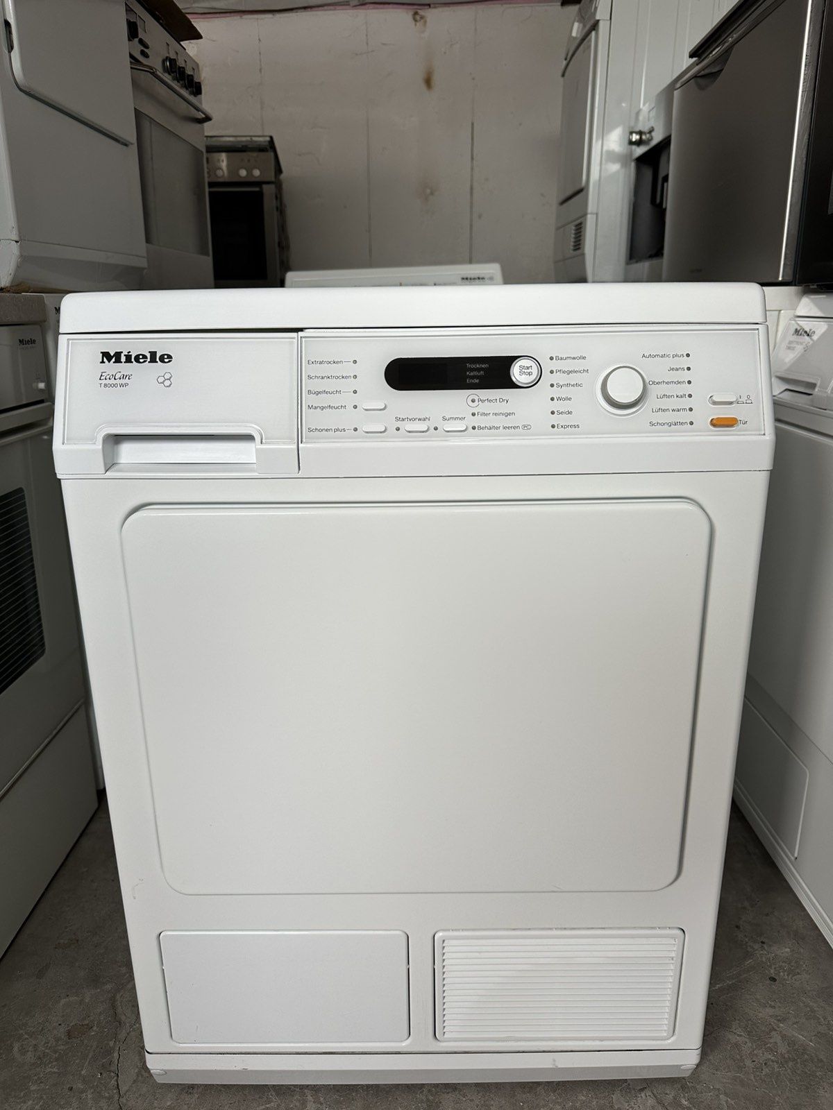 Сушилня +гаранция. MIELE ТЕРМОПОМПА. КЛАС А 7 кг. Доставка за София С