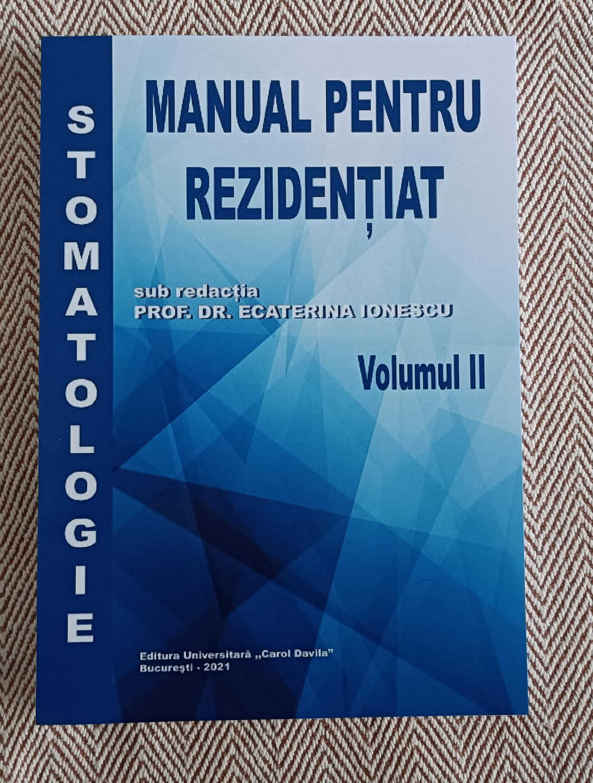 Manuale Admitere Rezidentiat Medicina Dentara/Stomatologie vol. 1 + 2