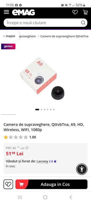 Doua minicamere spion