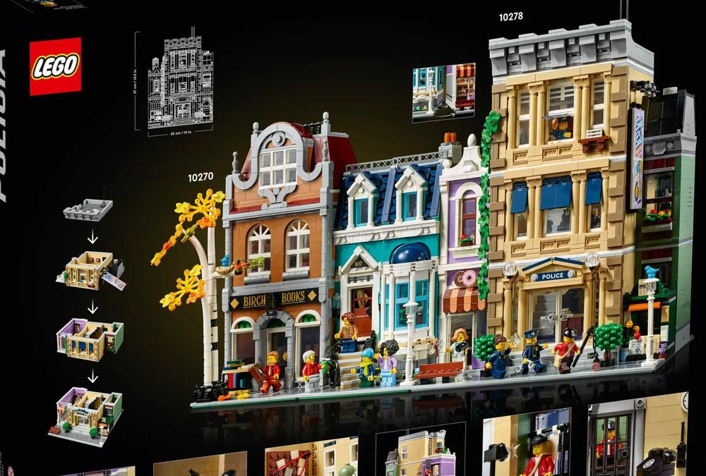 LEGO Creator Expert 10278 Police Station 2021 Modular Buildings (sig.)