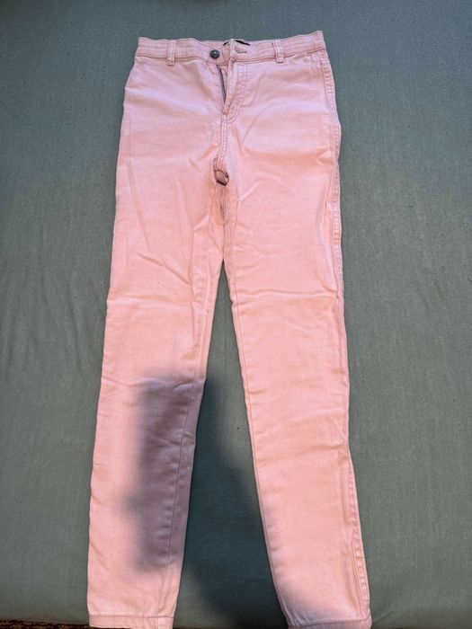 Дънки Bershka - бледолилави