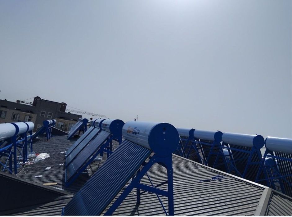 Солнечный водонагреватель 100л. Под давлением