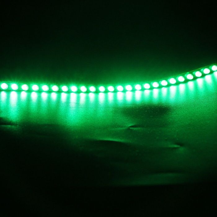 Силиконова LED лента 24см в Бяло Червено Зелено Синьо Жълто