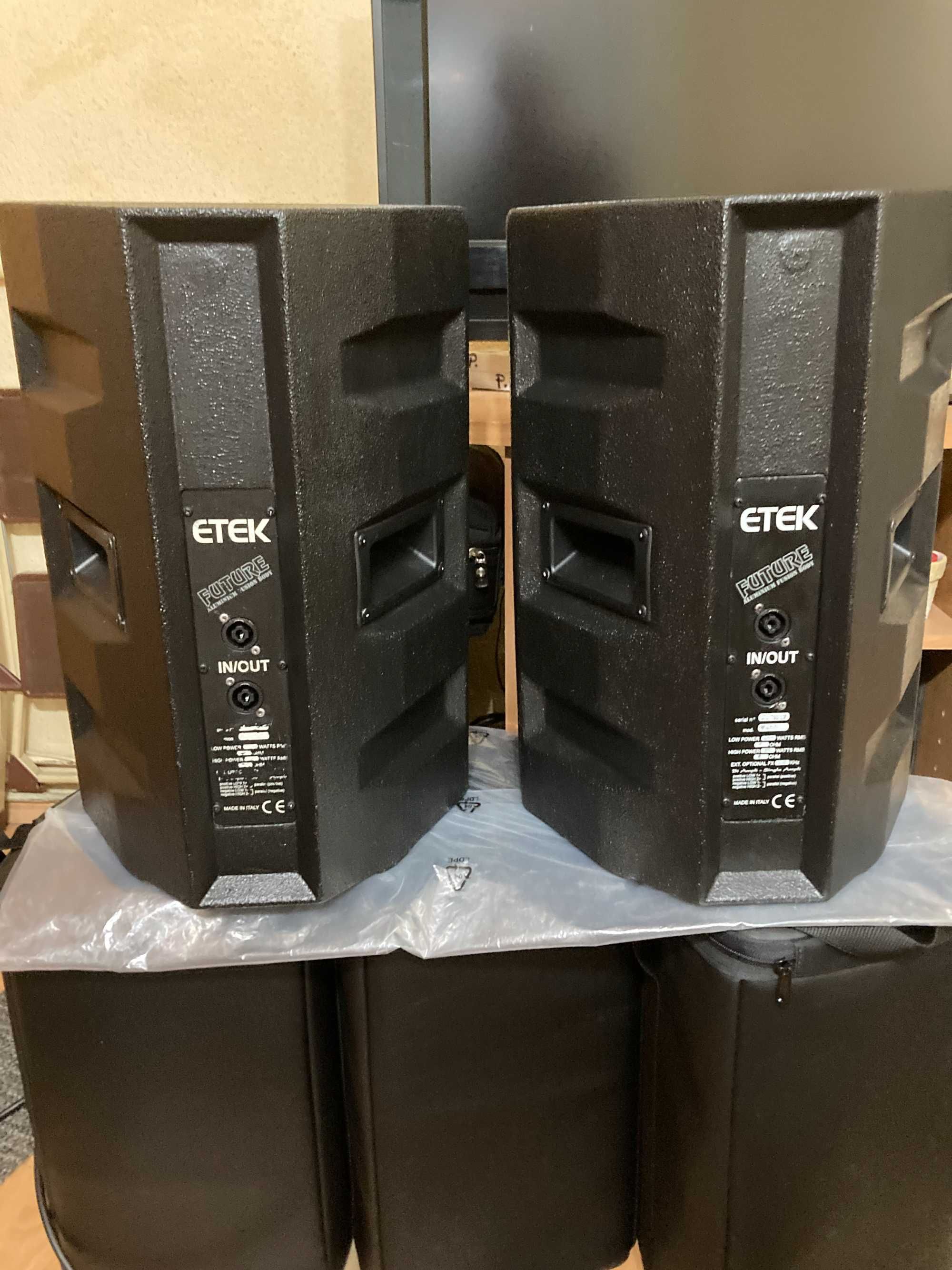 Vand-Schimb 2 Boxe din Aluminiu  ETEK de 12/8 ohmi