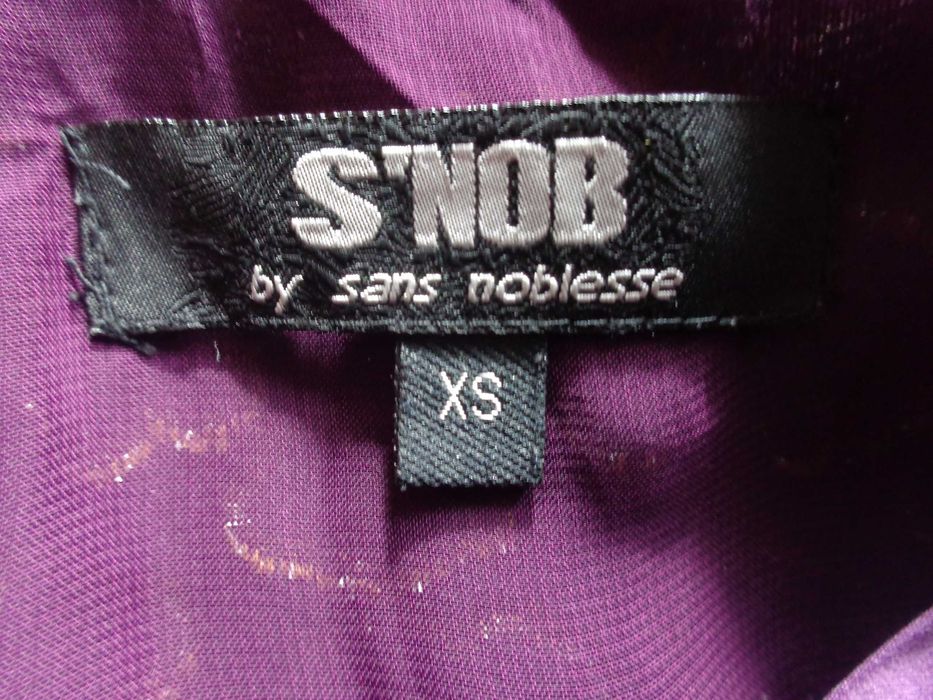 Rochie S"nob by Sans Noblesse matase si lurex marimea XS