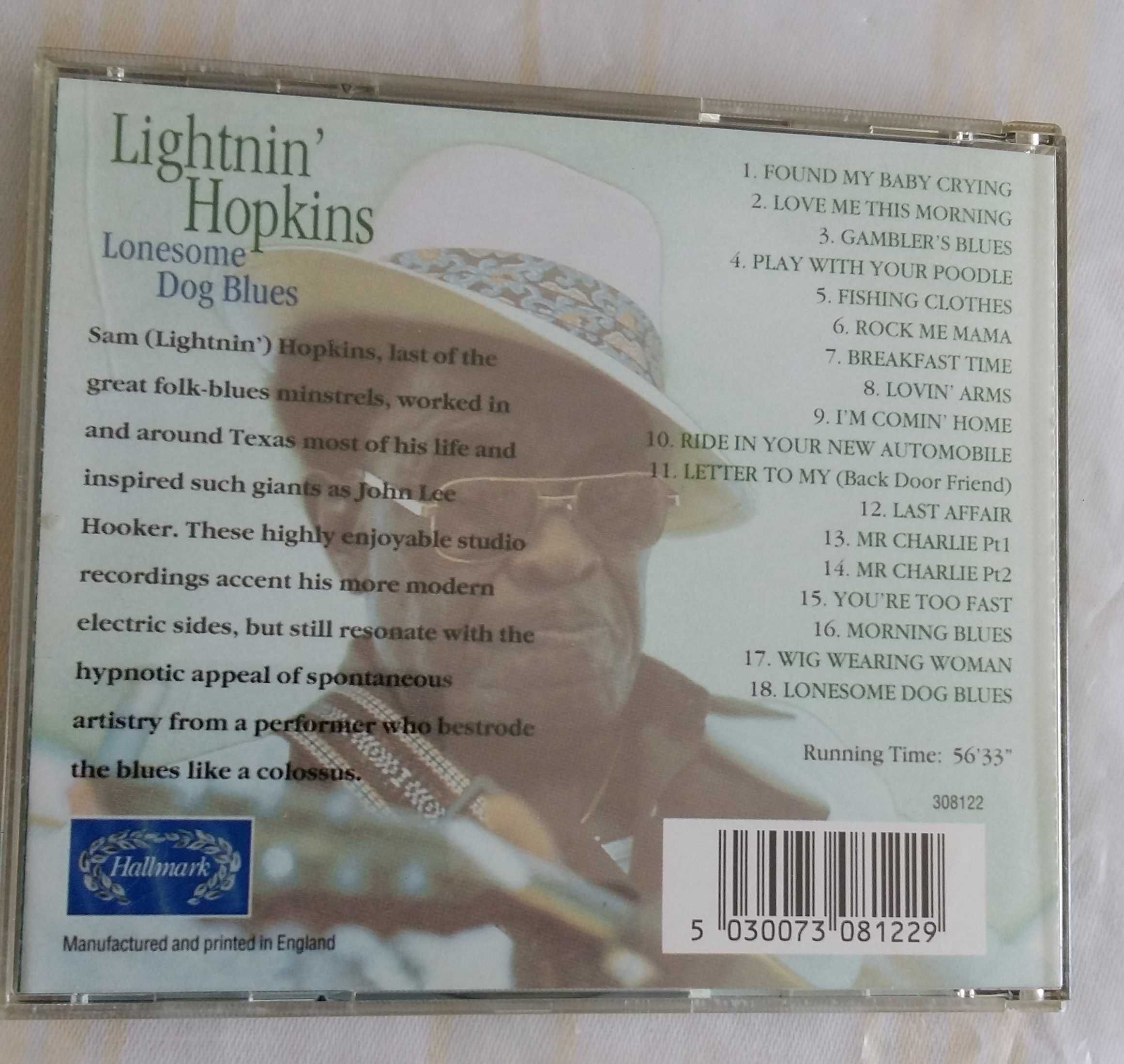 CD Sam Hopkins - Lonesome Dog Blues