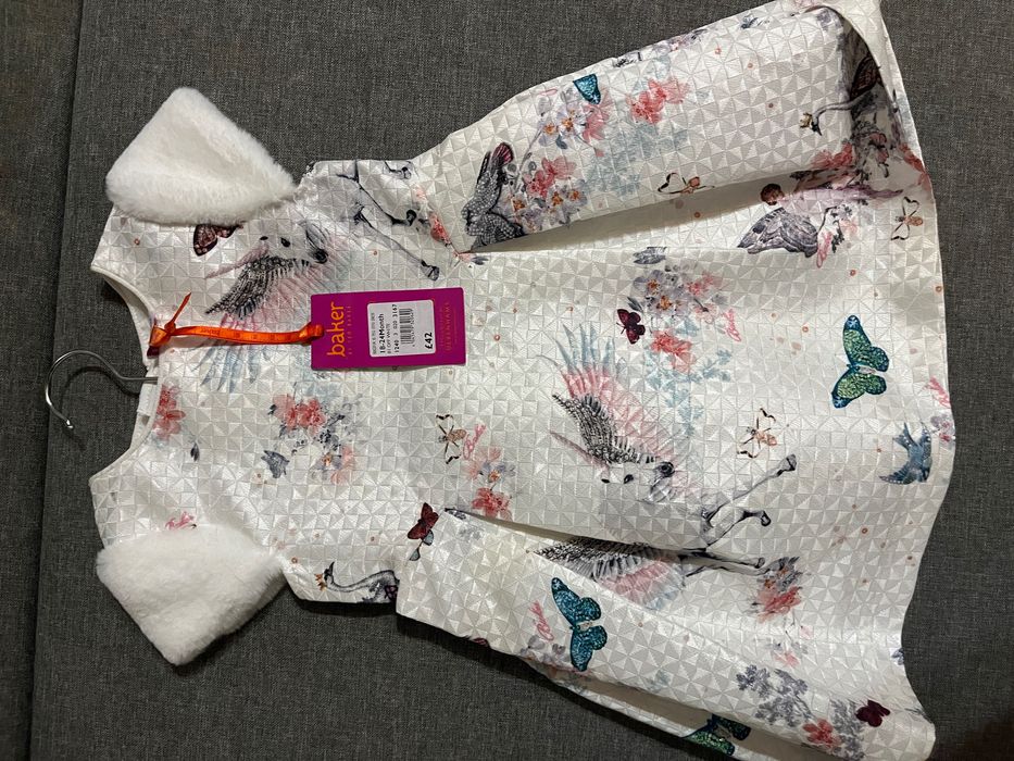 Зимна рокля подходяща за фотосесия 86-92