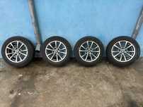 Jante BMW OEM 16” V Spoke 390 + Anvelope Good Year + senzori