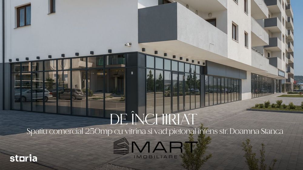 Spatiu comercial 180mp zona Doamna Stanca Sibiu
