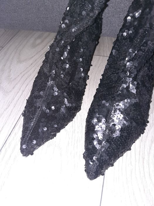 Botine zara cu paiete