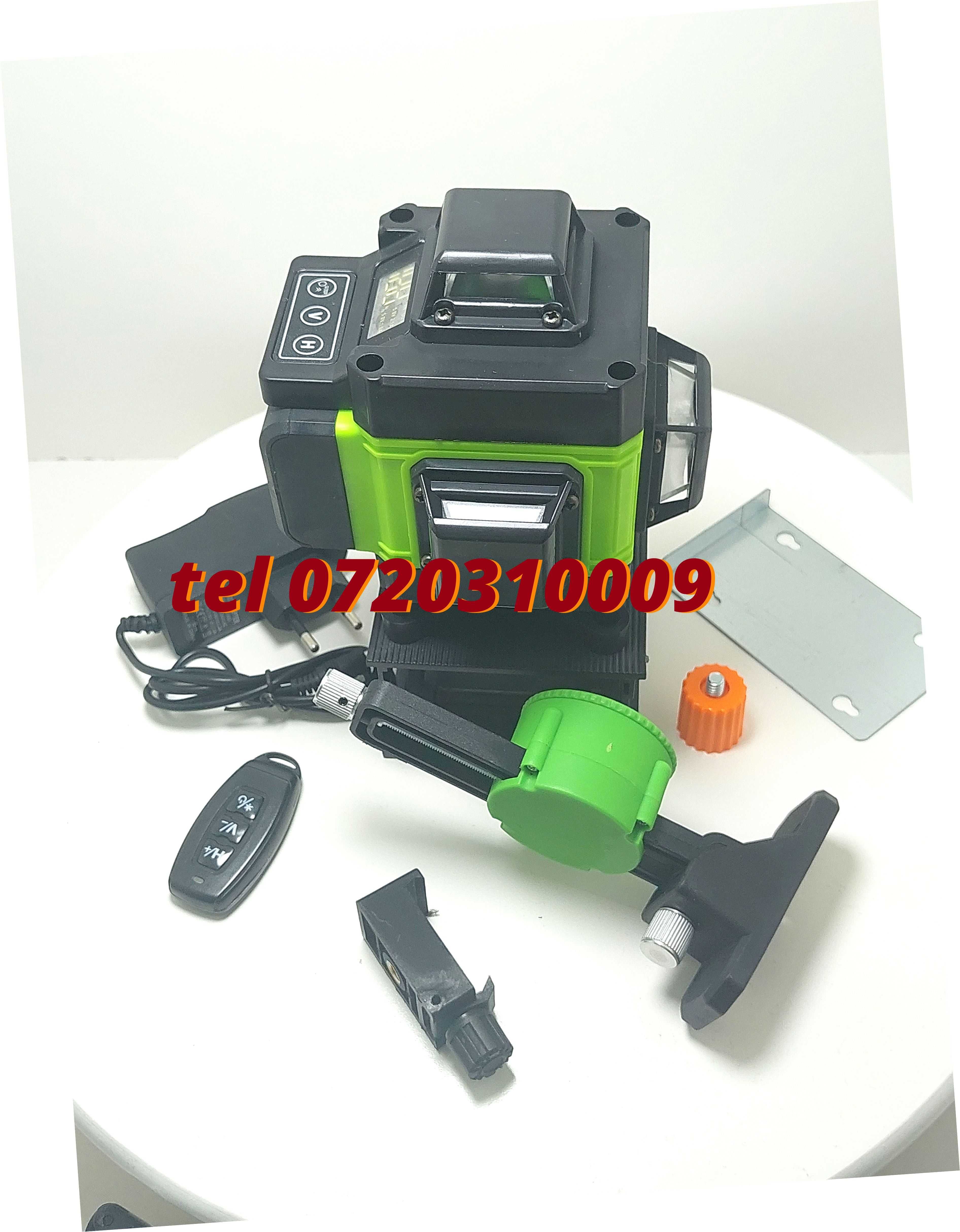 New Auto Nivela Laser Verde 16 Linii 4d Profesionala