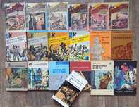 Lot 19 carti si brosuri: Submarinul Dox, Western, Detectiv, etc.