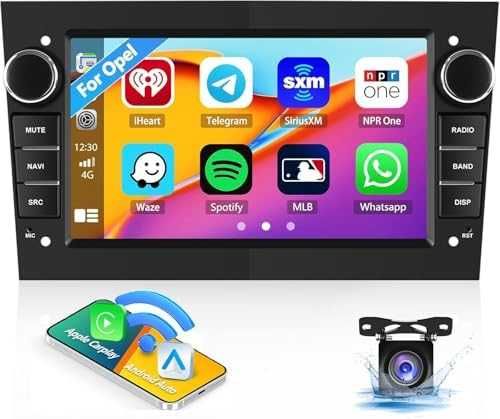 Нов Двоен DIN Android 13 CarPlay Радио за кола Opel Astra Corsa Zafira