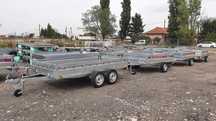 Remorca auto 750 kg dublu ax Repo, platforma ATV, apicola