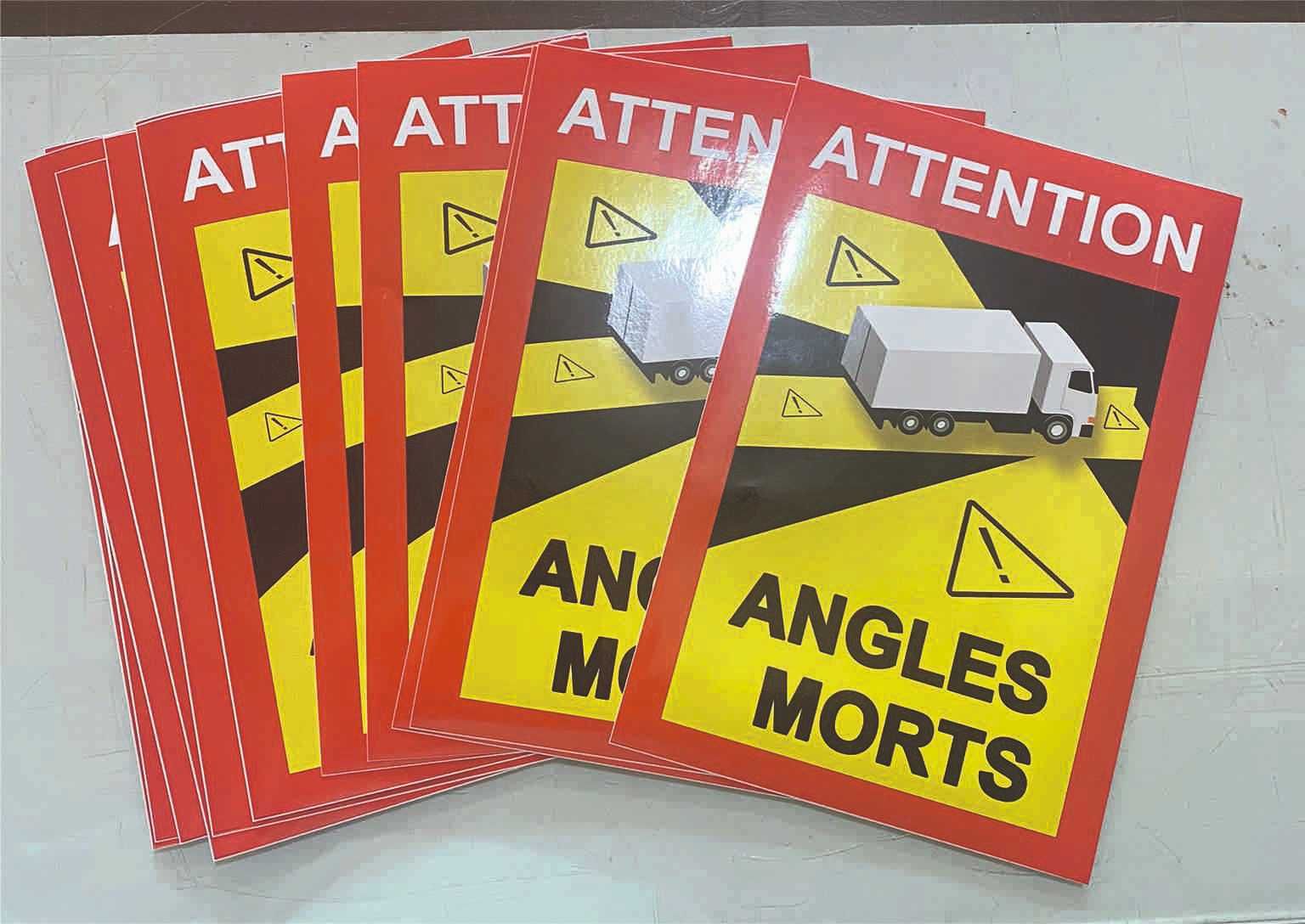 Autocolant Angles Morts Sticker Unghi Mort Franta 3,5 RON/buc