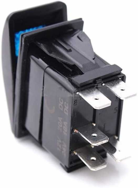 Копче Бутон За Вграждане Лебедка Макара Повдигач 12-24V Надпис WINCH