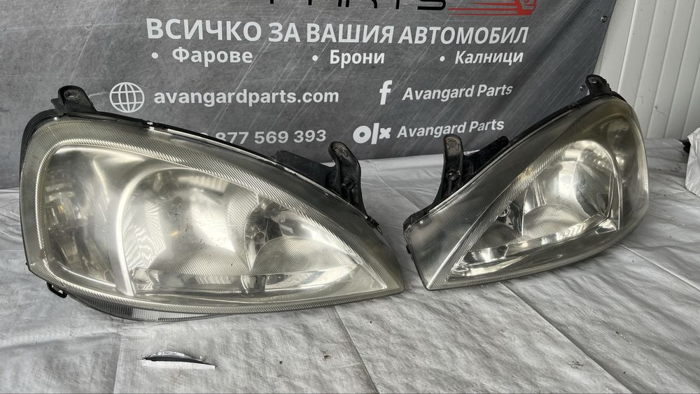 Ляв и десен фар Opel Corsa C/Combo 2000-2010