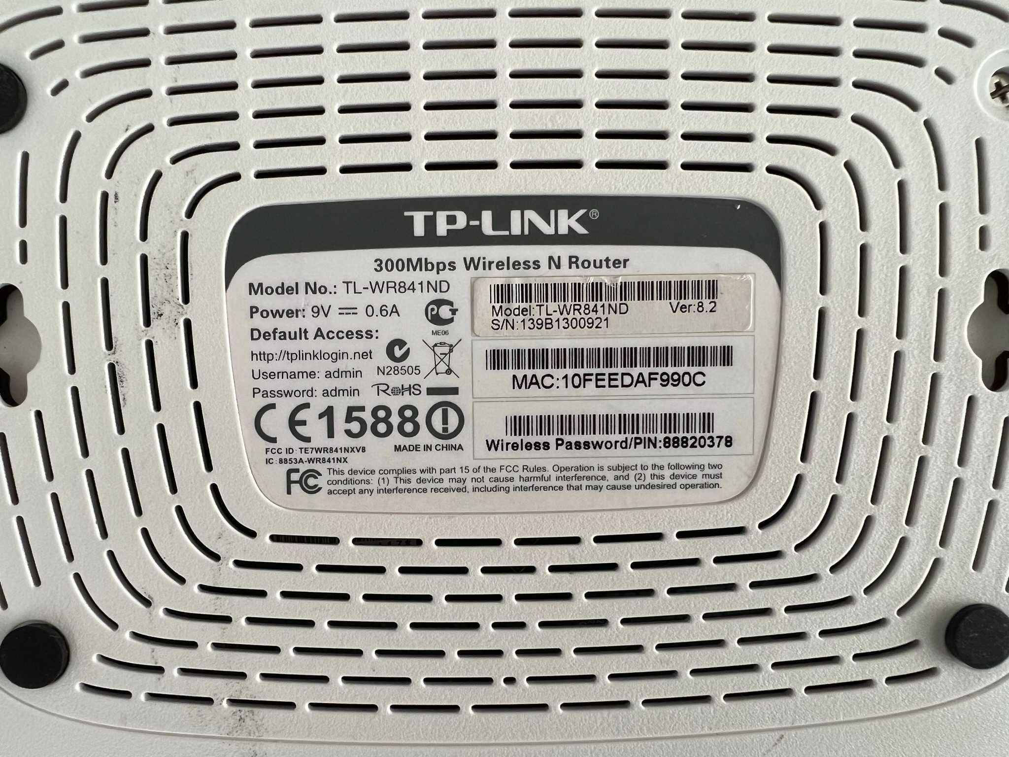 Router Wireless TP-LINK TL-WR841ND 300 Mbps