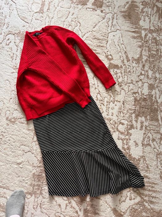 целый пакет одежд . брюки с начесом , рубажка