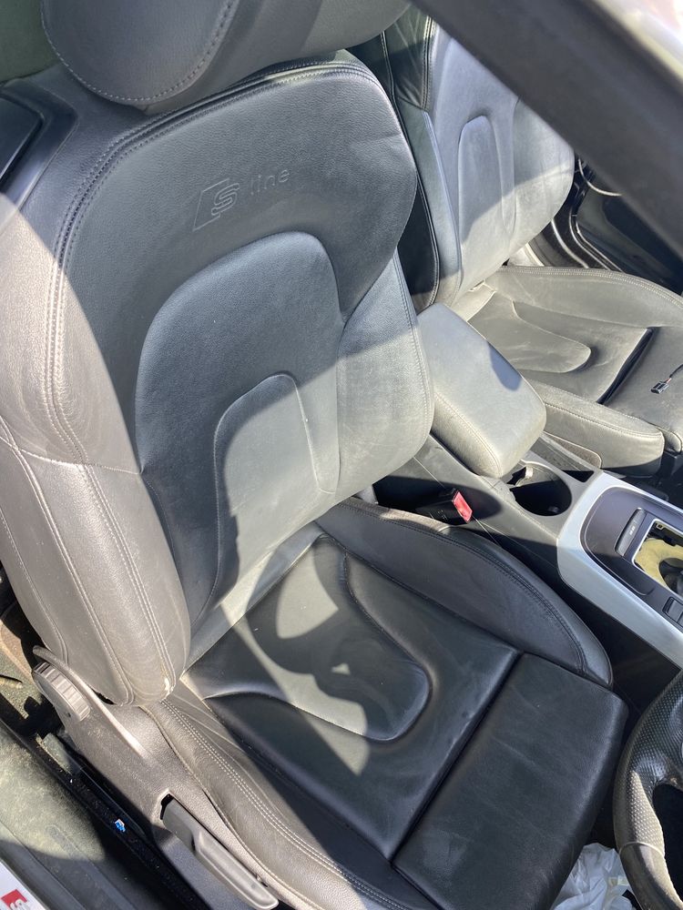 Interior din piele scaune față și banchete Audi A4 2 Usi 2010