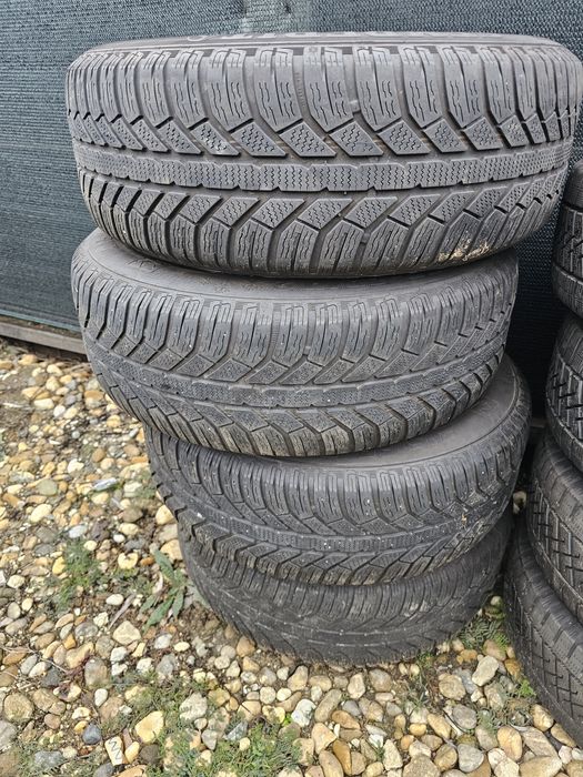 Jante Aliaj R16 Nissan Dacia Duster + Cauciucuri iarna  215 65 R16