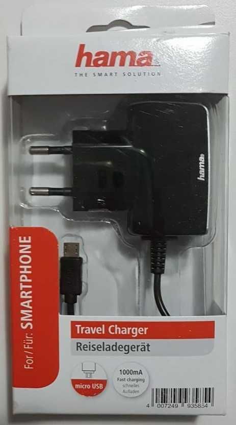 Incarcator Hama 93585 Quick & Travel Charger, micro USB, 1A