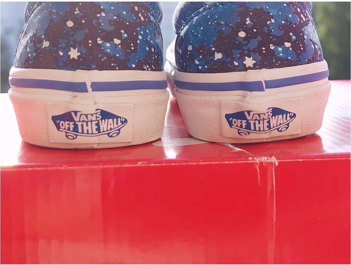 VANS гуменки ниски клейове Slip-On galactic 28