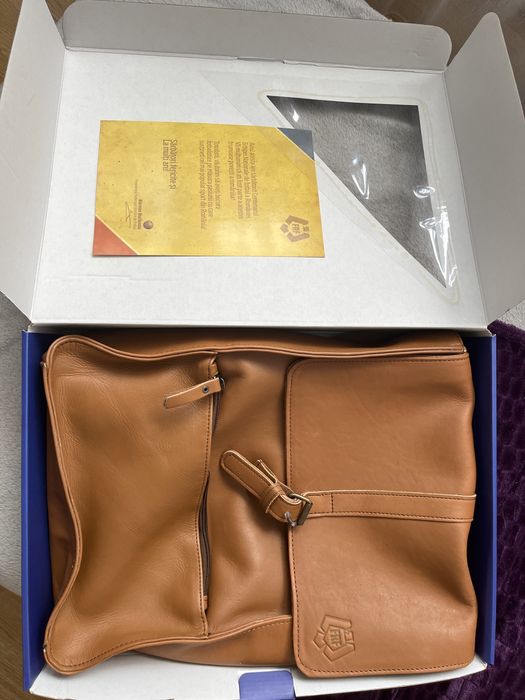 Rucsa piele Urban Bag aniversar FRF Federația Ronana de Fotbal