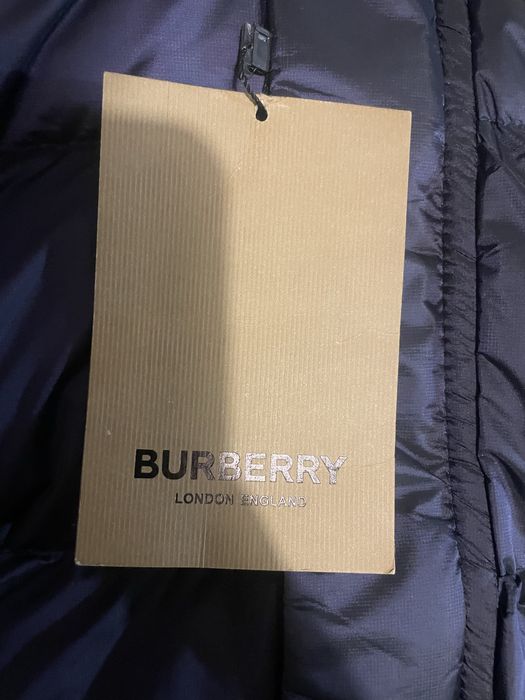 Geacă Burberry puffer, bleumarin, mărime M