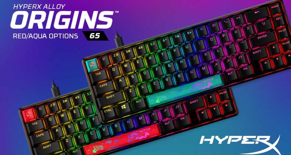 Продам 2 игровые клавиатуры - HyperX Alloy Origins 65 / RGB