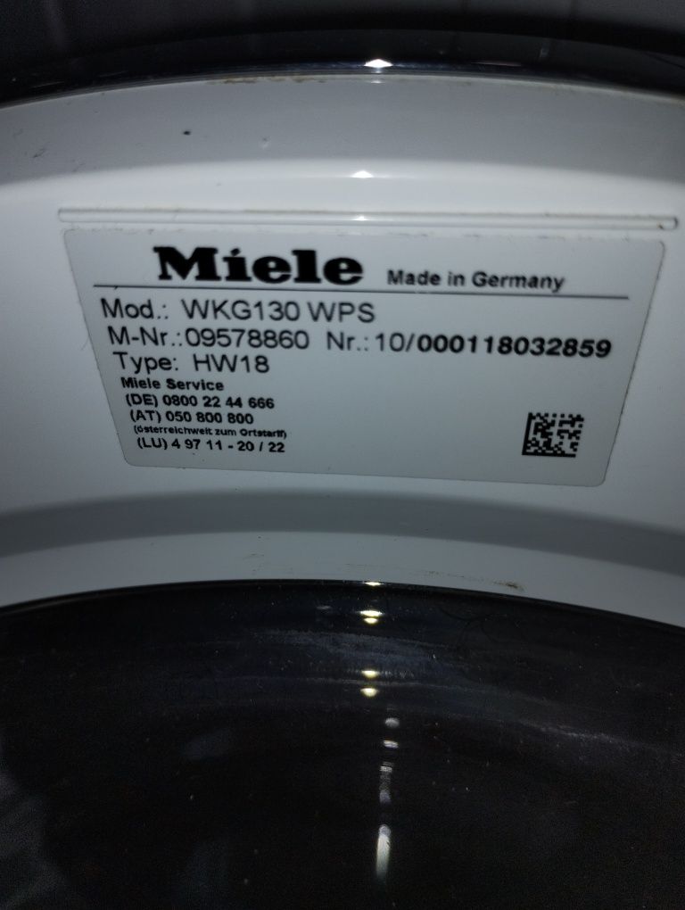 Пералня Miele W1 Twin Dos