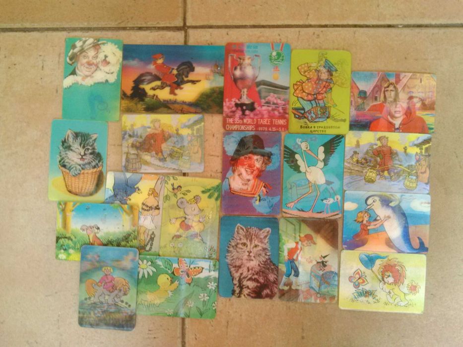 Коллекция разнообразных советских Календариков.