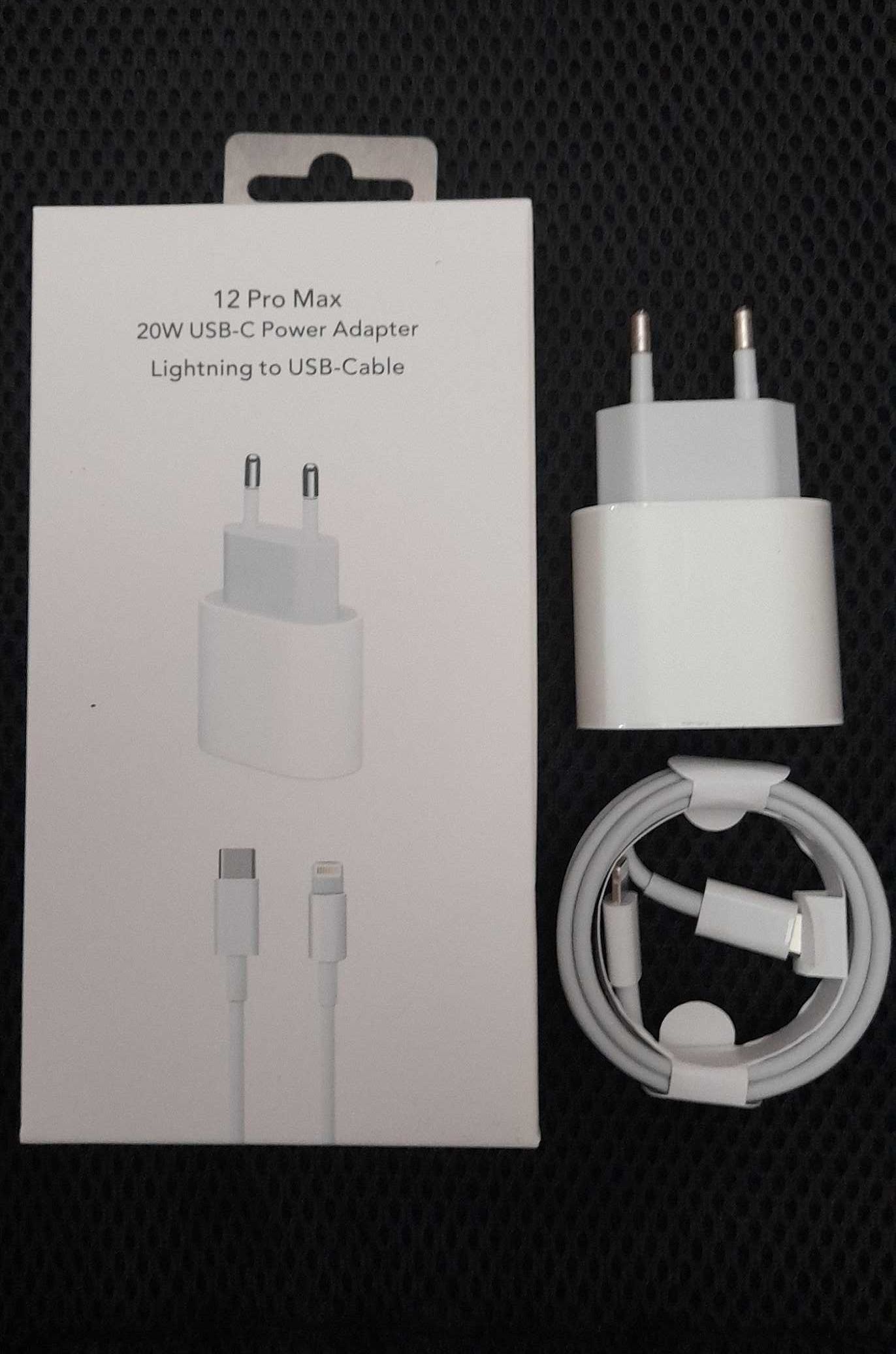 set incarcator fast charge Apple Iphone adaptor 20w+ cablu incarcare
