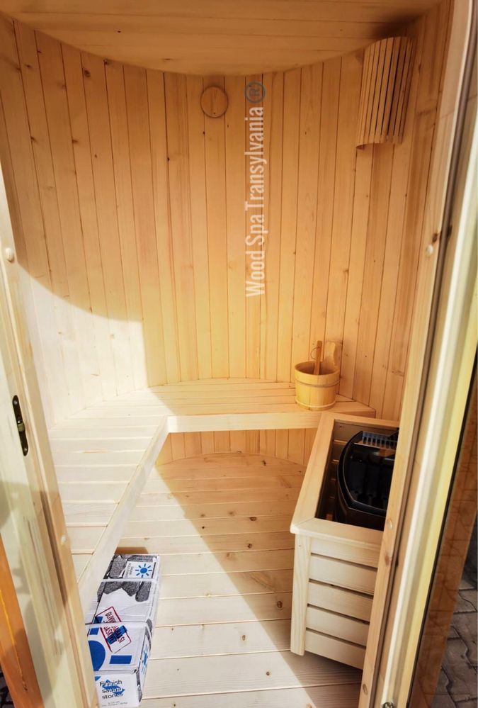 Pachet Sauna și Ciubar Plastic - Wood Spa Transylvania®️