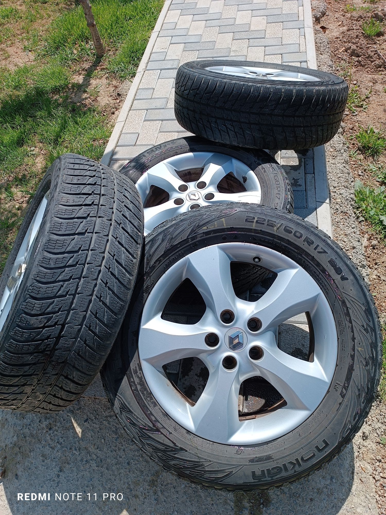 Jante cu roti r17 225/60 r17 Renault Koleos