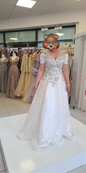 Rochie alba Moda Aliss