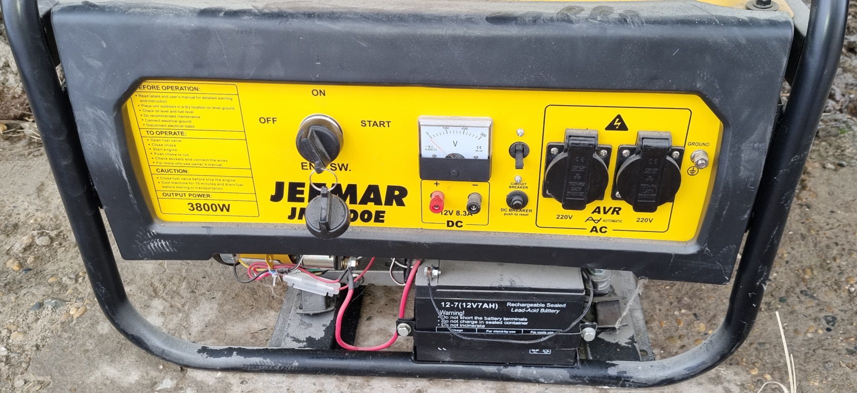 Генератор Jeemar JM6600E 3.5kWt