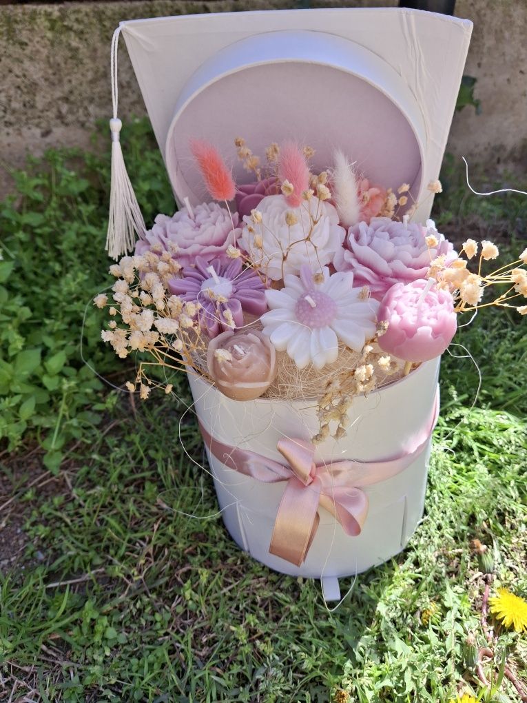 Букет от глицеринови сапуни