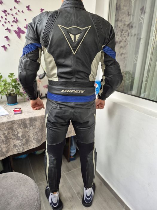 Costum/combinezon moto piele Dainese 46