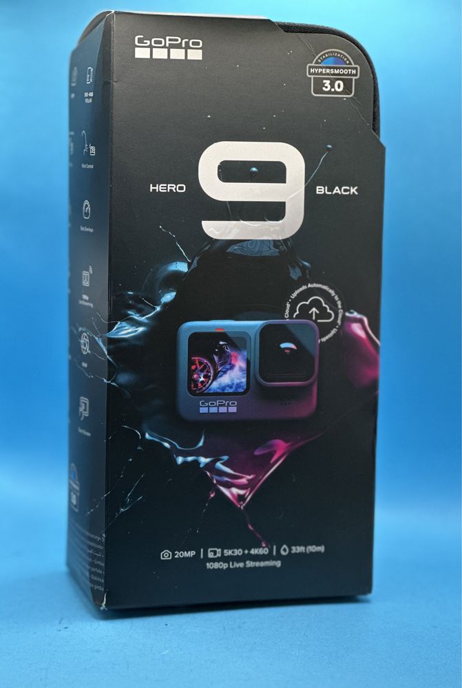 НОВА!!! Спортна видеокамера GoPro HERO9, 5K, Black Edition