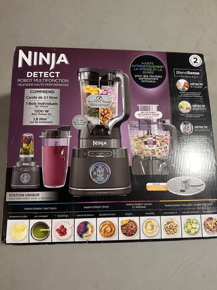 Robot bucatarie Ninja Detect Power Pro 2.1l 1800W 10 trepte negru Nou